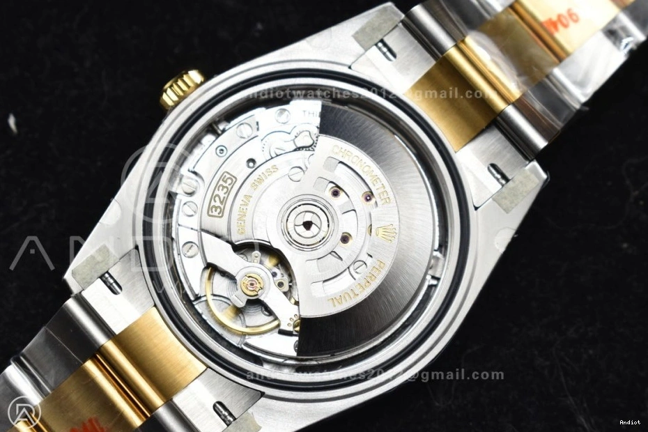 1:1 Oyster YG Bracelet Edition Best Clean SS Black Stick on 126333 41 VR3235 Steel Dial DateJust 904L 0512